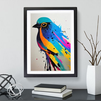 Bird Paint Drips No.5 - Print