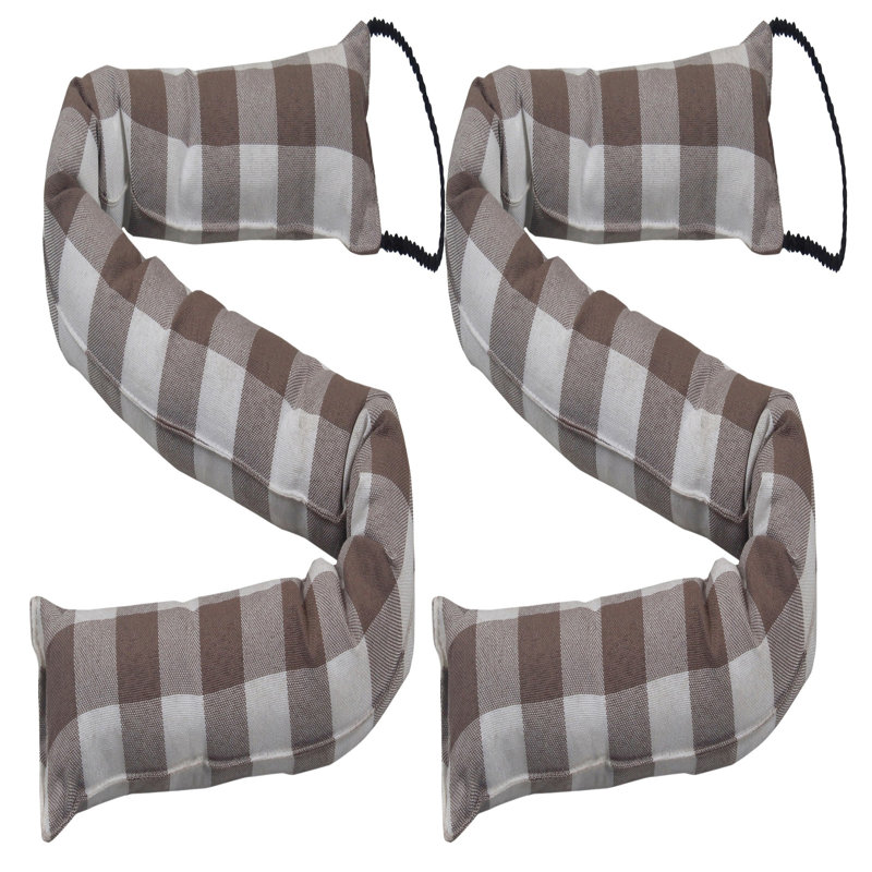 Dispositif anti-courants en tissu Buffl-Pld, Brun