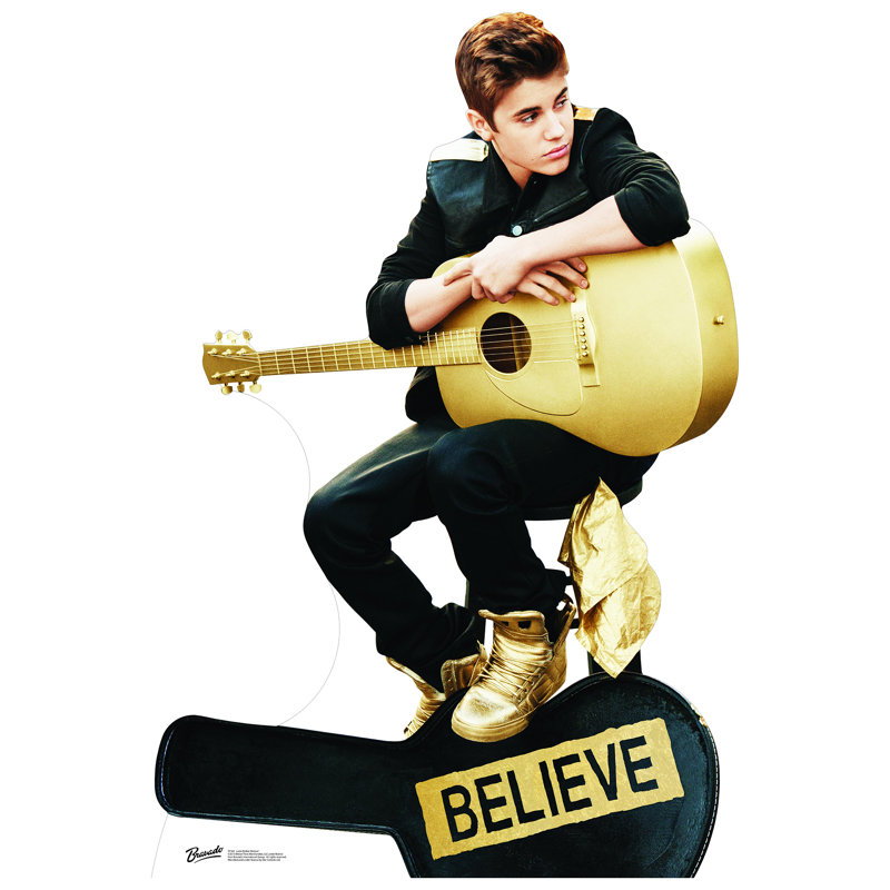Accroche en carton bieber justin