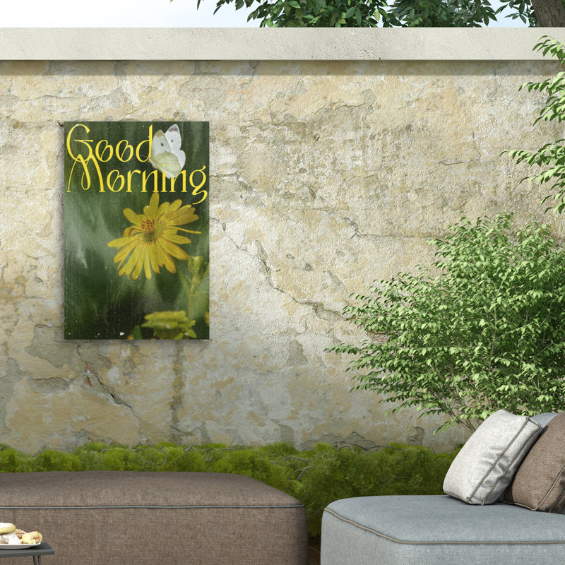 Omar ELMOUDDEN Good Morning Poster Outdoor  Canvas, H 22 po x l 32 po