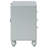 Kerynn 2-drawer Nightstand Silver Metallic