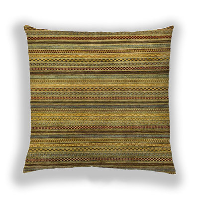 Striped Reversible Throw Pillow