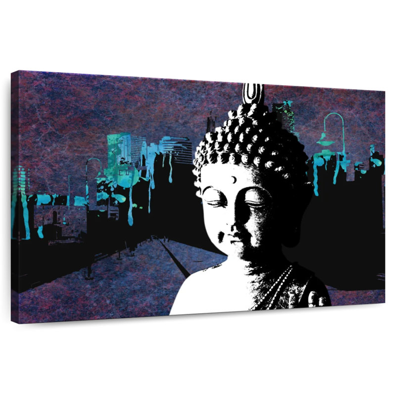 Bouddha urbain Leisha, H 16 po x l 24 po