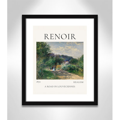 Old Masters Collection " A Road In Louveciennes " by Auguste Renoir