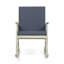 Chaise berçante en acacia pour patio