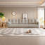 Canapé de luxe moderne avec nuage de couleur crème-106625976-106625973