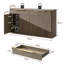 Buffet 66,34 po avec 4 portes et 2 tiroirs Cesiro-1142205263