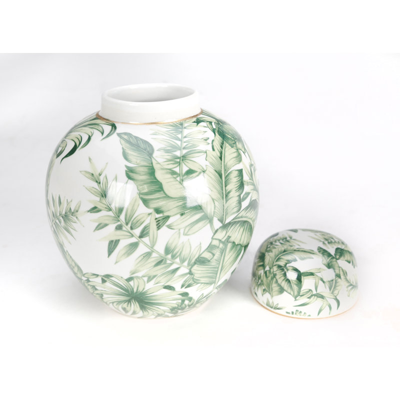 Urnes et pots en porcelaine Murtaz, Vert