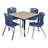 Kee Square Breakroom Table and Chair Set-73412842-73412848