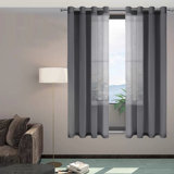Polyester Sheer Curtain Pair