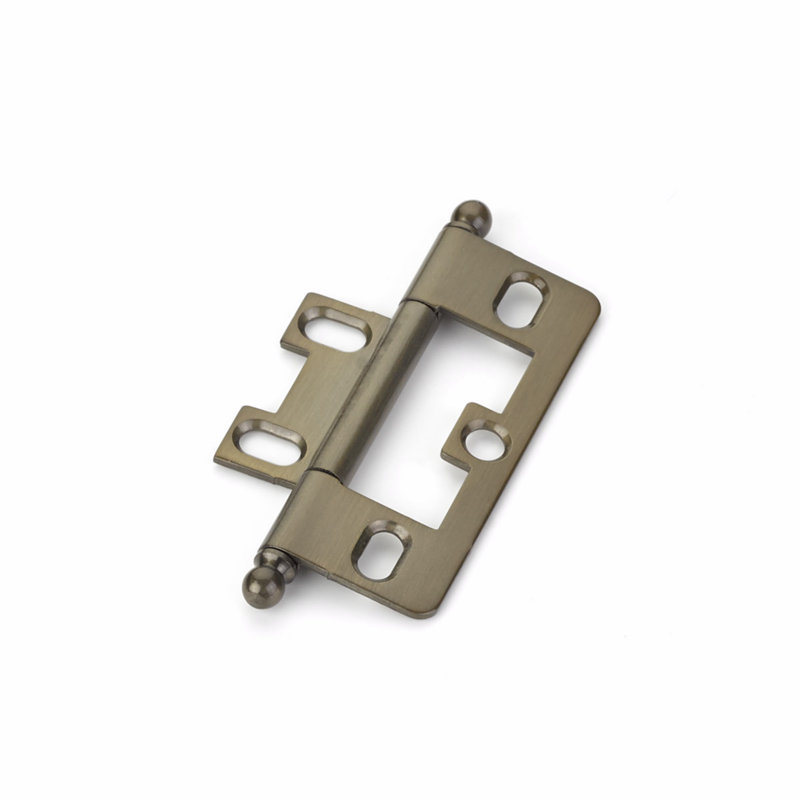 Charnière pour armoire à mortaise 3 po Schaub, Nickel antique