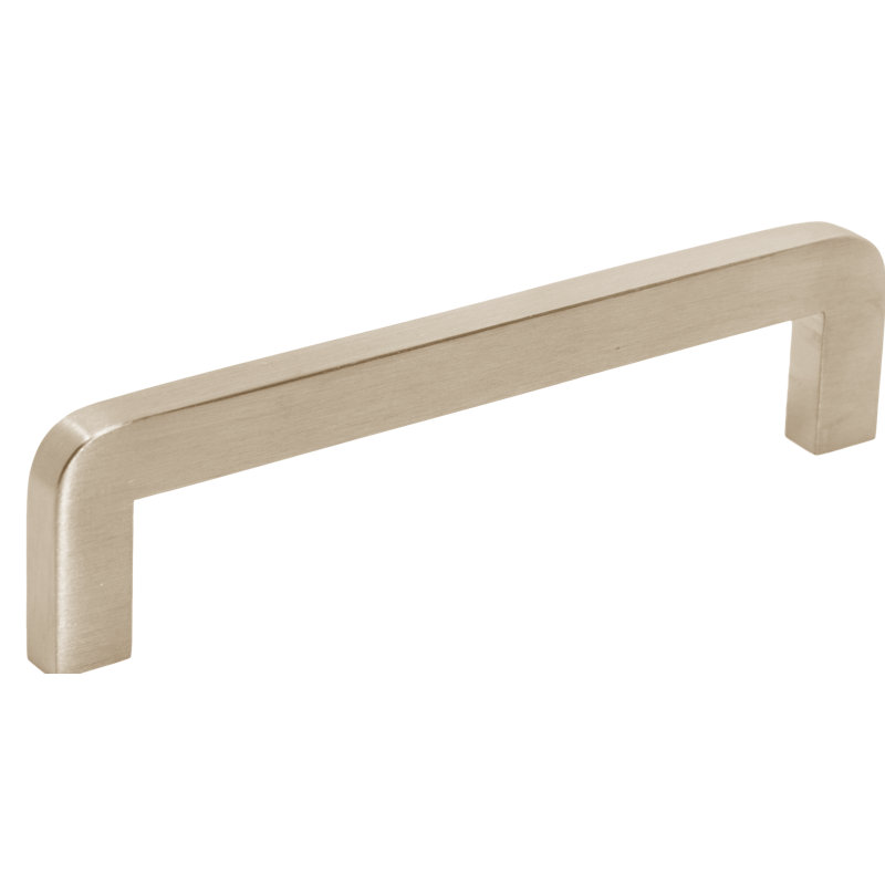 Rectangular Cabinet Pull, Satin Black, 12"