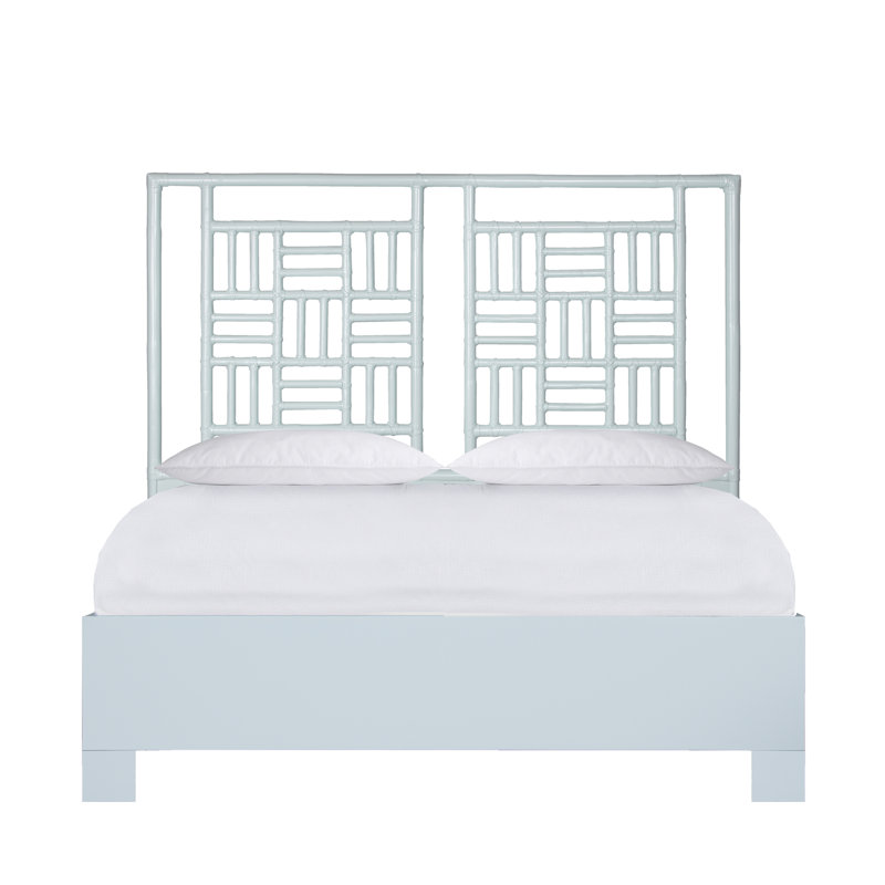 Lit plateforme Finn,  Bleu clair, Grand