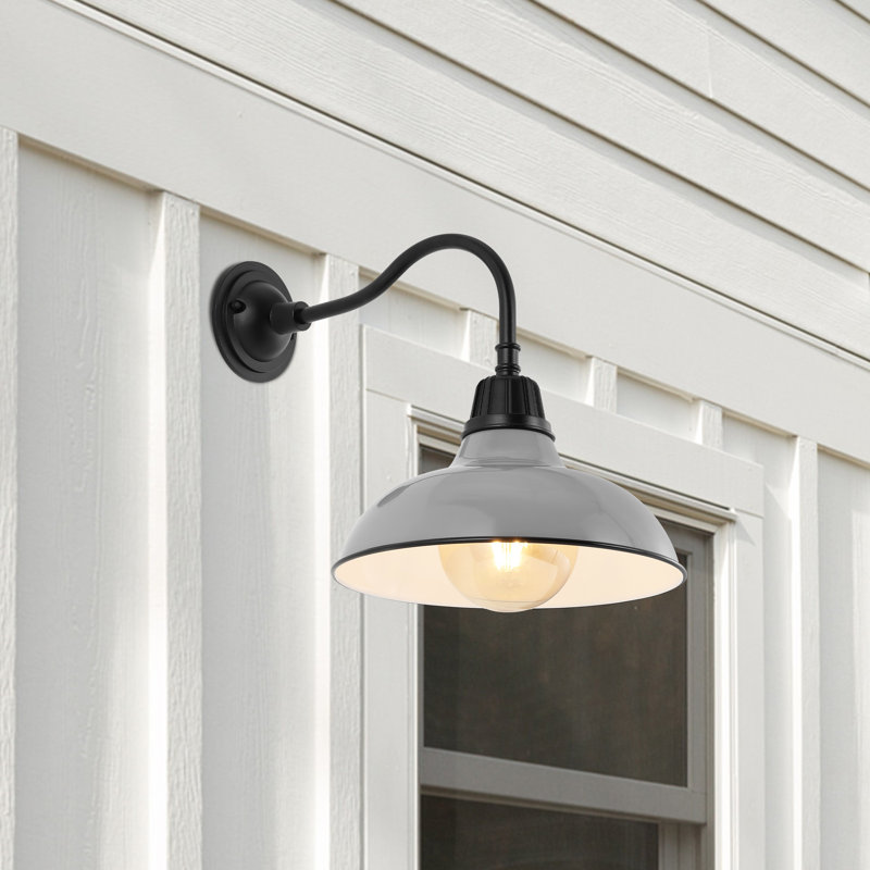 Manderfeld Iron Wall Light, Gray