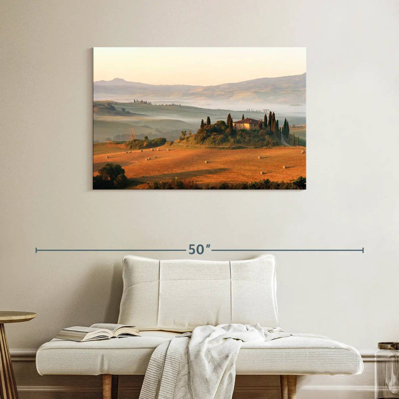 Alvord Tuscany Farmhouse, H 26 po x l 39 po
