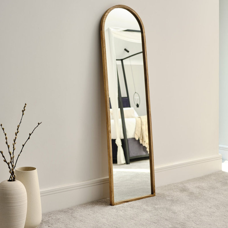 Symari Solid Wood Arch Mirror