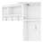 4-In-1 Detachable Hall Tree With Storage And 7 Hooks, Multiple Functions Hallway Coat Rack With Storage Drawers And Cabinet, White  Shoe Bench For Entryway Hallway-1810284581