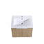 Meuble-lavabo à fermeture en douceur avec lavabo, petites tablettes de rangement, armoire combinée de 12 po-455254750-455254740