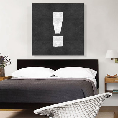 " Chalkboard Alphabet Exclamation Point Mark Sign "