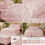Ensemble de lit Queen Boho Bed in a Bag 7 pièces rose