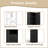 69" Tall Bathroom Storage Cabinet with Barn Doors and Drawer-2069105526