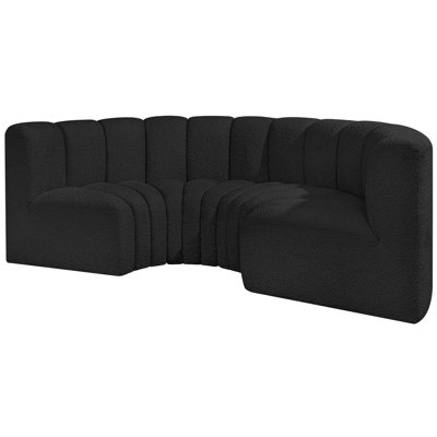 Hiten Upholstered Curved Sectional Reversible