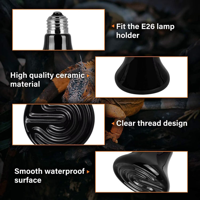 Mini-ampoule chauffante simple en céramique 25W