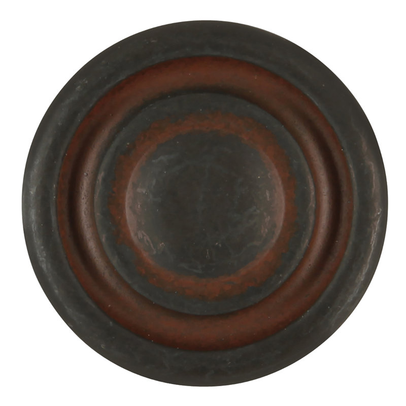 Manchester 1 3/8" Diameter Mushroom Knob, Rustic Iron