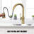 Kitchen Faucet With Pull-Down Sprayer, Single-Handle High Arc Sink Faucet With Deck, Suitable For Kitchen Sinks And Laundry Sinks.-114112634
