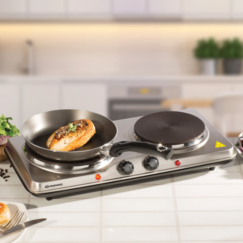 Daewoo 2500 Watt Electric Double Hot Plate