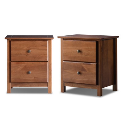 Shaker 2-Drawer Nightstand Set (2-Piece)