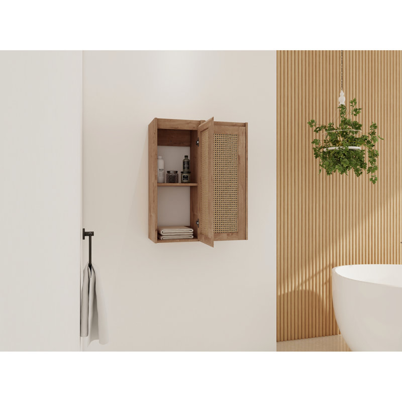 Olita Wall-Mounted Floating Bathroom Storage Cabinet