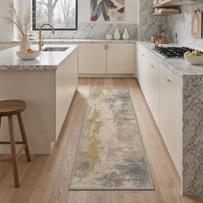 Tapis de couloir lavable à la machine Modern