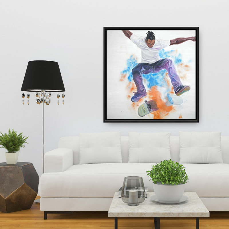«Skater» sur toile