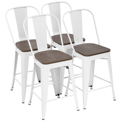 Makhzane Counter Stool with Metal Frame