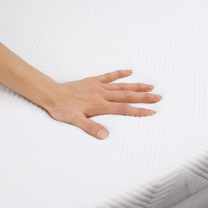 3" Dual-Layer Memory Foam Mattress Topper with High-Density Foam and Washable Cover , Full / Double