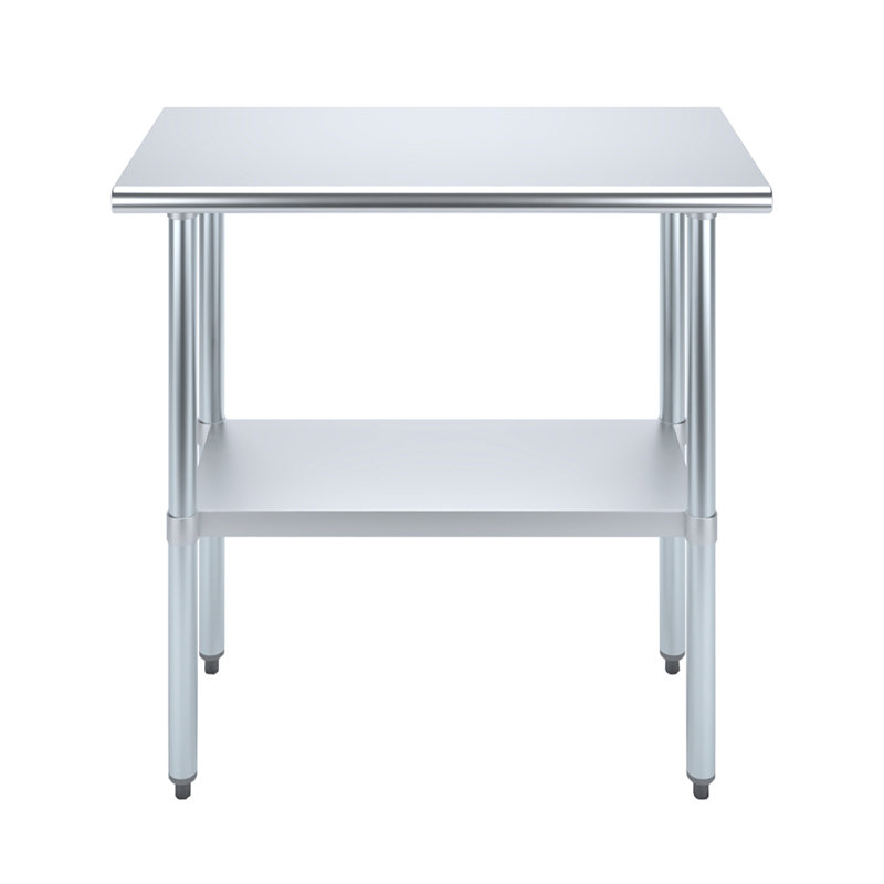 Stainless Steel Top Workbench, 35" H x 36" W x 18" D