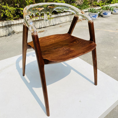 Wood Accent Chair