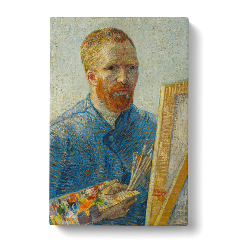 Self-Portrait Vol.6 by Vincent Van Gogh - Wrapped Canvas Painting, 76cm H x 50cm W x 3cm D