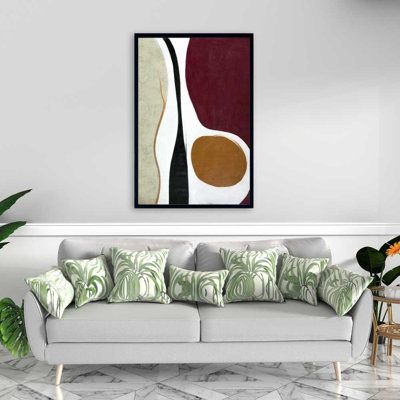 Toile encadrée beige multiforme - Man Cave Home Decor