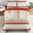 3-Piece Bohemian Stripe Quilt Set Lightweight Microfiber All Season-122938663-122938666