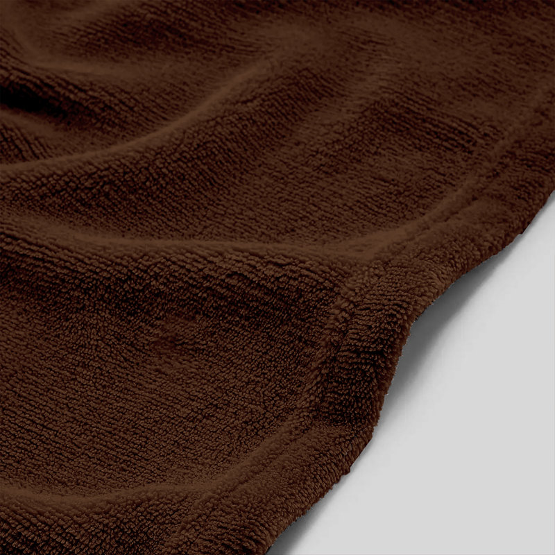 Reversible Faux Fur Mink Fleece Blanket Throw - Ultra Soft Plush Luxury Sofa & Bed Throw, Warm Light, Coffee