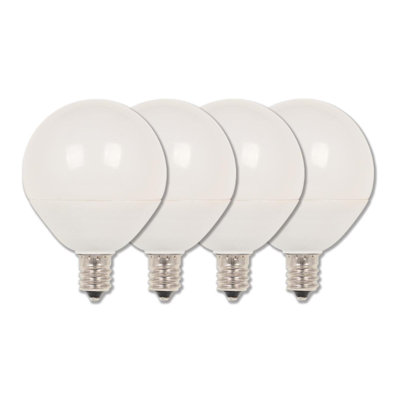 60 Watt Equivalent E12 Dimmable LED Globe Light Bulb