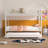 Aafke Twin-Over-Twin Bunk Bed with Trundle,Metal Trundle- W/Safety Rail and Ladder-1644816241