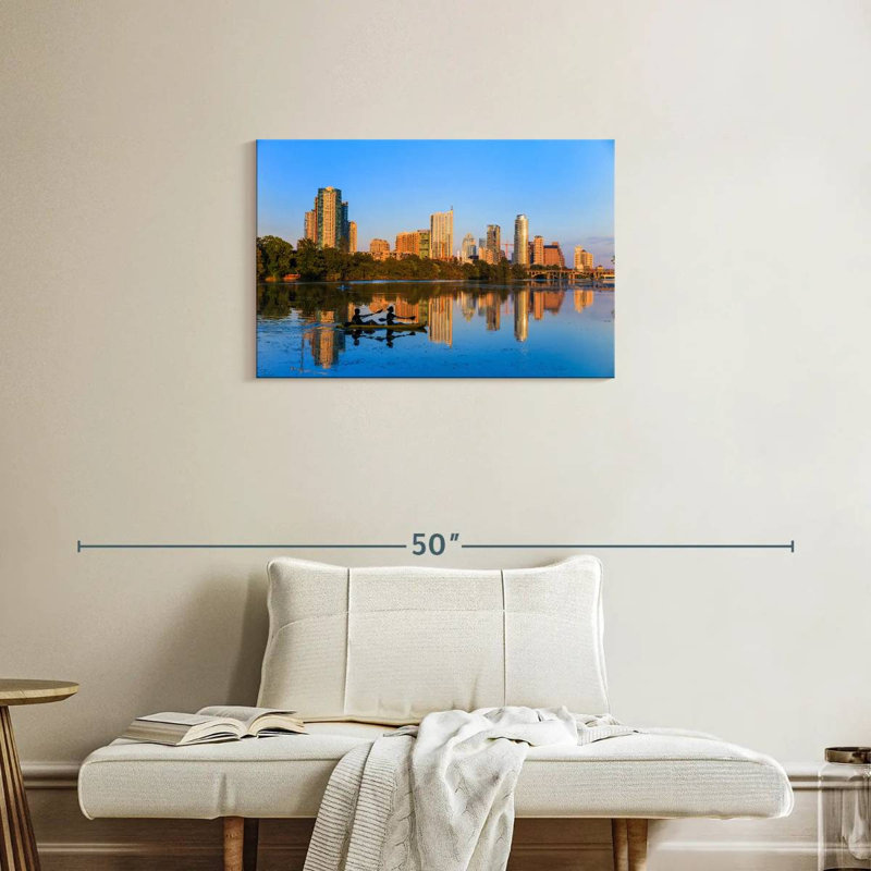 Sirci Austin, Texas, centre-ville, H 20 po x l 30 po