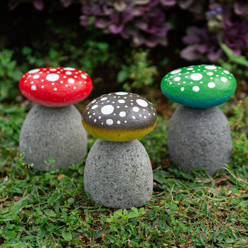 Ensemble de 3 champignons Cairn