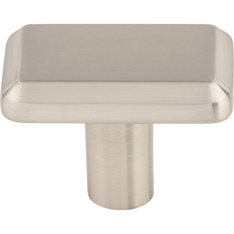 Telfair 1 1/2" Length Bar Knob, Brushed Satin Nickel