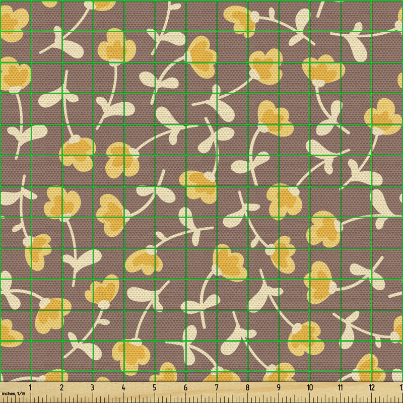 Chintan Flowers Autumnal Multi-purpose Fabric