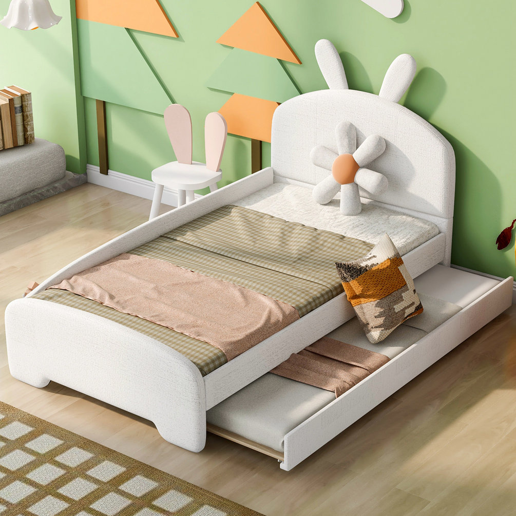 Zoomie Kids Nannie Upholstered Platform Storage Bed | Wayfair