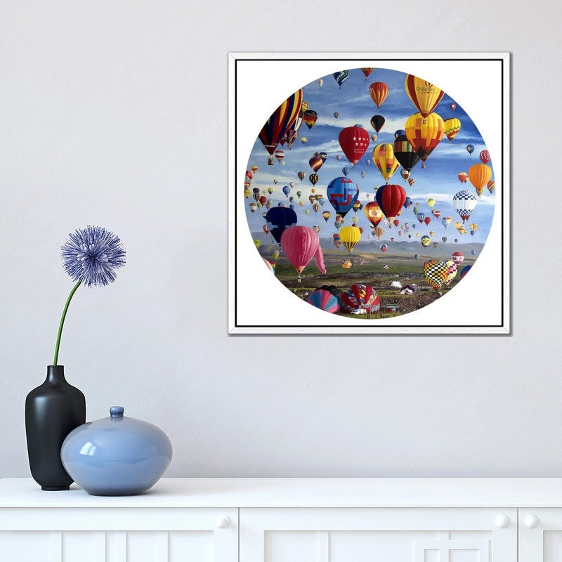 The Bride by Shay Kun - Print on Canvas, 45.72 cm H x 45.72 cm W, White Framed